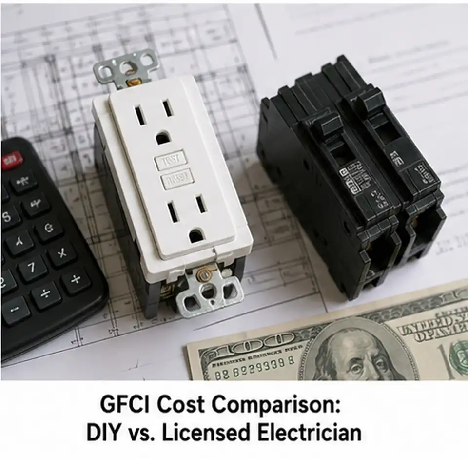GFCI Cost Comparison DIY vs. Licensed Electrician